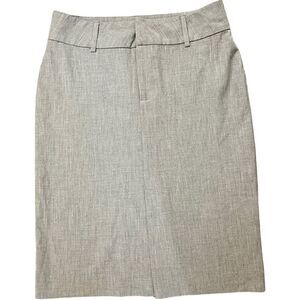 Old Navy Gray Stretch Pencil Skirt. Belt Loops. 6.